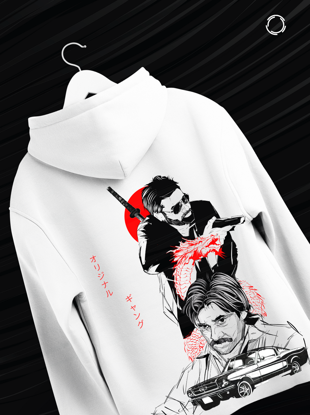 White Vendetta Hoodie