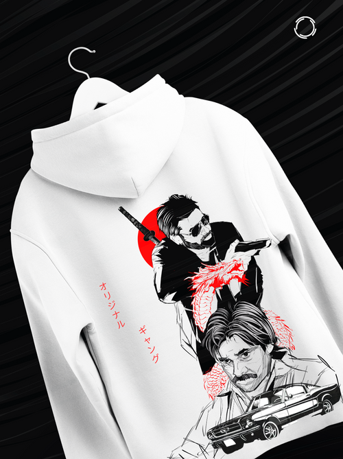White Vendetta Hoodie